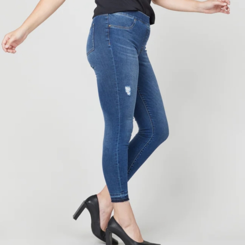 Spanx Distressed Ankle Skinny Jean